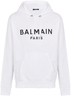 Balmain Paris hoodie Balmain , White , Heren - 2Xl,Xl,L,M,S,Xs,3Xl