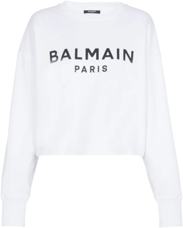 Balmain Paris sweatshirt Balmain , White , Dames - L,M,S,Xs