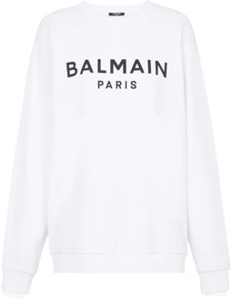 Balmain Paris sweatshirt Balmain , White , Heren - 2Xl,Xl,L,M,S,Xs,3Xl