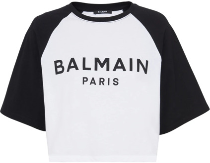 Balmain Paris T-shirt Balmain , Black , Dames - Xl,L,M,S,Xs
