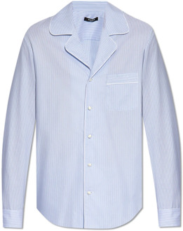 Balmain Pyjama stijl shirt Balmain , Blue , Heren - L,M,S