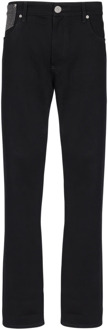Balmain Recht gesneden jeans met strass Balmain , Black , Heren - W33,W29,W31,W34,W32,W30