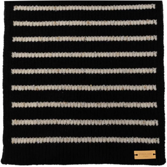 Balmain Sjaal met monogram Balmain , Black , Dames - ONE Size