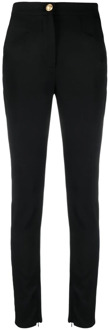 Balmain Skinny Trousers Balmain , Black , Dames - M,2Xs