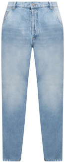 Balmain Slim Fit Blauwe Jeans Balmain , Blue , Heren - W31,W33