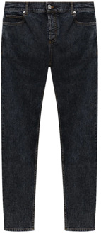 Balmain Slim-fit grijze jeans Balmain , Gray , Heren - W29,W30