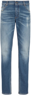 Balmain Slim-fit Jeans Balmain , Blue , Heren - W33,W28,W32,W27,W30,W36,W29,W24,W37,W31