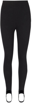 Balmain Stijlvolle Mode Leggings voor Vrouwen Balmain , Black , Dames - M,Xs
