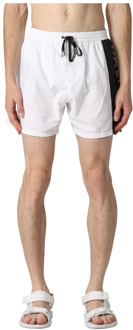 Balmain Strandkleding Collectie - Heren Zwemkleding Balmain , White , Heren - 2Xl,Xl