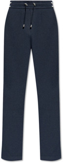 Balmain Sweatpants met logo Balmain , Blue , Heren - 2Xl,L,M