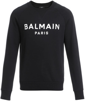Balmain Sweatshirts Balmain , Black , Heren - L