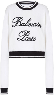 Balmain Sweatshirts Balmain , White , Dames - M,S,Xs,2Xs