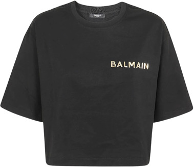 Balmain T-Shirts Balmain , Black , Dames - S,Xs
