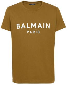 Balmain T-Shirts Balmain , Black , Heren - 2Xl,Xl,L,M,3Xl