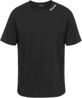 Balmain T-Shirts Balmain , Black , Heren - Xl,L,M