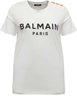 Balmain T-Shirts Balmain , White , Dames - S
