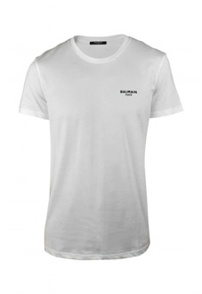 Balmain T-Shirts Balmain , White , Heren - L