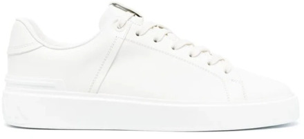 Balmain Witte B-Court Sneakers Balmain , White , Heren - 44 Eu,45 Eu,41 Eu,43 Eu,40 Eu,42 EU