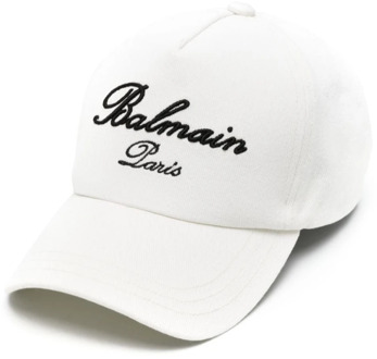Balmain Witte hoeden en petten voor mannen Balmain , White , Heren - ONE Size