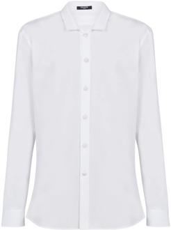 Balmain Witte Overhemden voor Mannen Balmain , White , Heren - 2Xl,Xl,L,M