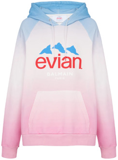 Balmain x Evian - Verloop hoodie Balmain , Multicolor , Heren - S,Xs