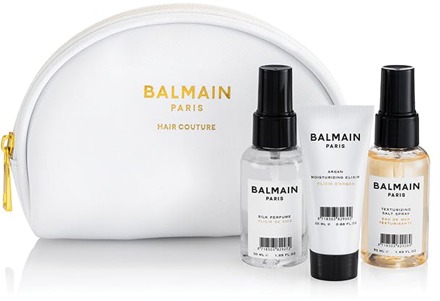 Balmain Zoutwaterspray Balmain White Cosmetic Styling Bag 50 ml + 50 ml + 20 ml