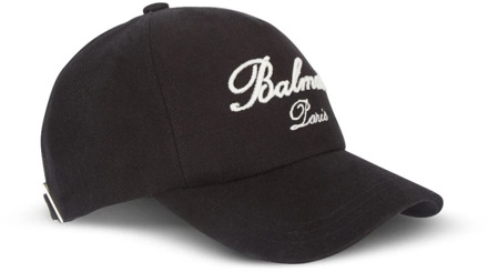 Balmain Zwarte hoeden en petten voor heren Balmain , Black , Heren - ONE Size