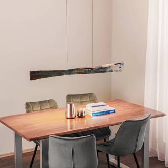 Baloria LED hanglamp gekleurd/geoxideerd slagmetaal geoxideerd, meerkleurig, zwart mat