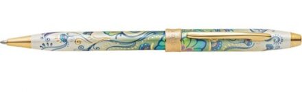 Balpen Cross Botanica Green Daylilly Zwart