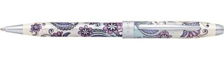 Balpen Cross Botanica Purple Orchid Zwart