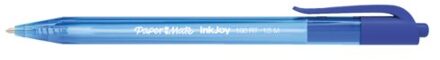 Balpen Paper Mate Inkjoy 100RT blauw medium 80+20 gratis