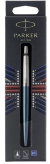 Balpen Parker Jotter Waterloo blue CT Blauw