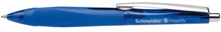 balpen Schneider Haptify blauw omhulsel, blauwschrijvend S-135303