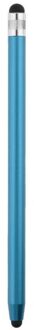 Balpen Stylus, Dubbele Stylus, Capacitieve Borstel, Touch Screen Borstel Voor Ipad Mobiele Telefoon, smart Phone, Tablet Computer Blauw