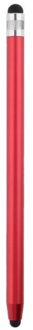 Balpen Stylus, Dubbele Stylus, Capacitieve Borstel, Touch Screen Borstel Voor Ipad Mobiele Telefoon, smart Phone, Tablet Computer Rood