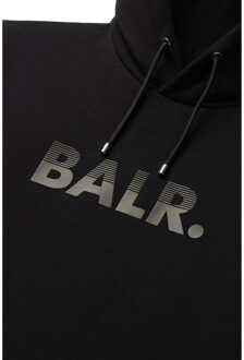 Balr BALR. Olaf straight hoodie Zwart