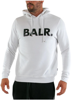 BALR- Hoodie met logoprint Wit