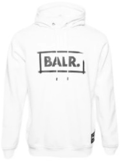 Balr Krijtstraat hoodie Balr. , White , Heren - XL