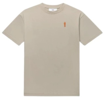 Balr Logo Print Box-Fit Cotton T-Shirt Balr. , Gray , Heren - L,M,S