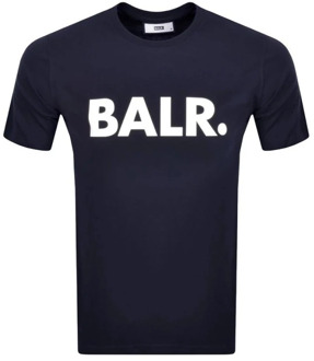 Balr Moderne Straight T-Shirt Balr. , Blue , Heren - L,M,S