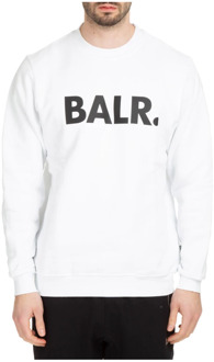 BALR- Sweater met logoprint Wit