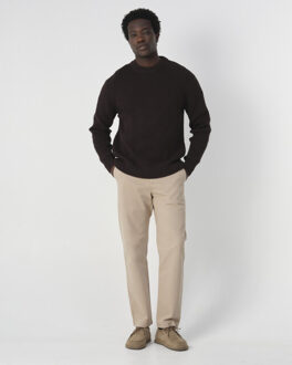 Balt crew-neck sweater Bruin - XXL