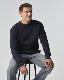 Balt crew-neck sweater - maat L Blauw