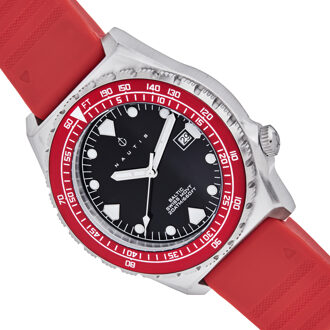 Baltic Band horloge met datum - kastanjebruin - maat