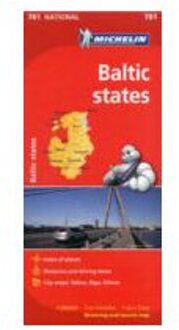 Baltic States - Michelin National Map 781