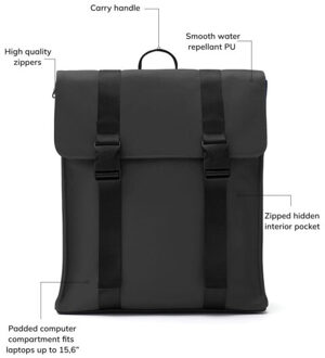 Baltimore 19l rugzak Zwart - One size