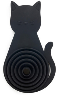 Balvi Trechter Meow siliconenrubber zwart magnetisch