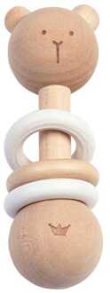 BamBam FSC Wooden Bear Rattle