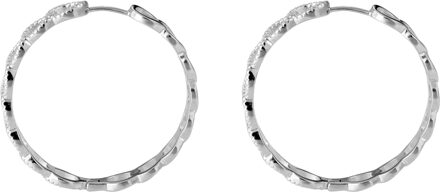 'Bambi' Vrouwen 925 Sterling Zilveren Creolen - Zilver ZO-7449