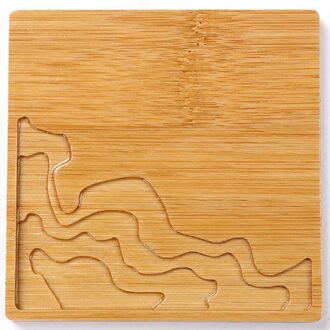 Bamboe Beker Mat Diy Uv Hars Hout Sieraden Mallen Voor Maken Hars Mat Decoratie Handgemaakte Sieraden Accessoires Handwerk H02